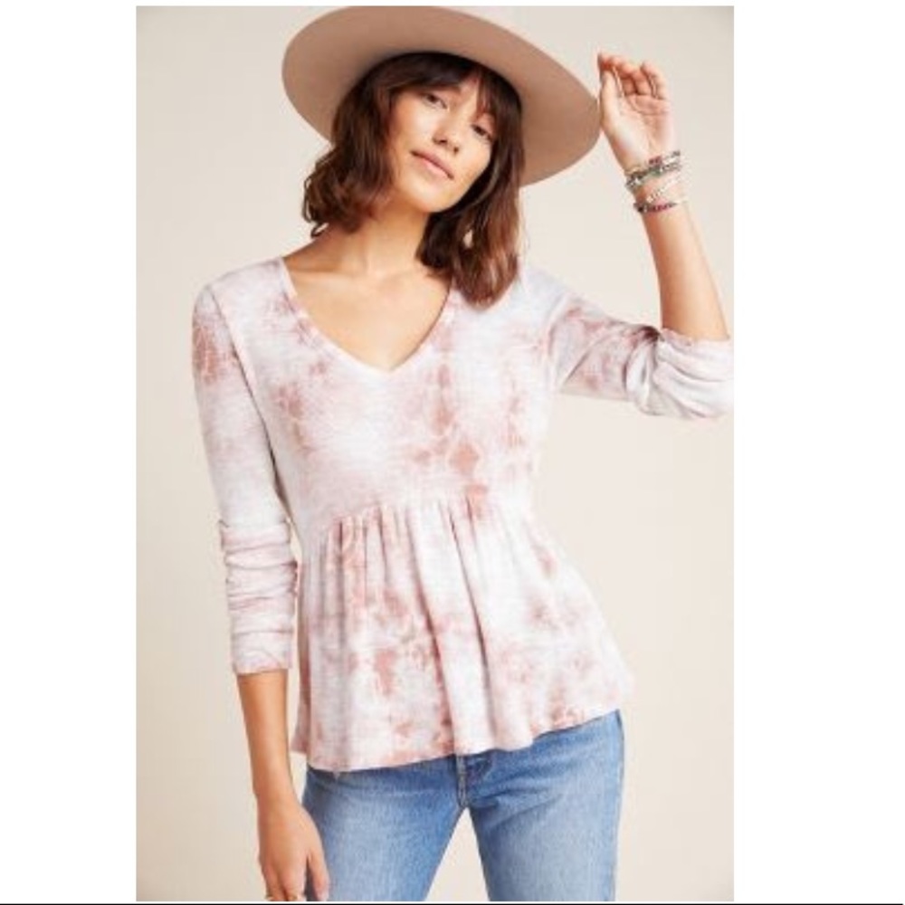 Anthropologie Jill Babydoll Top